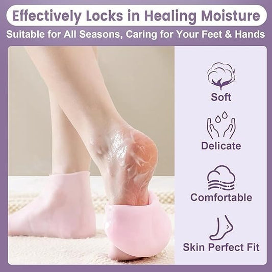 Silicone Moisturizing Socks ❤️ –  Imported Quality (75 GM) 🔥