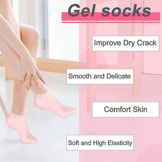 Silicone Moisturizing Socks ❤️ –  Imported Quality (75 GM) 🔥