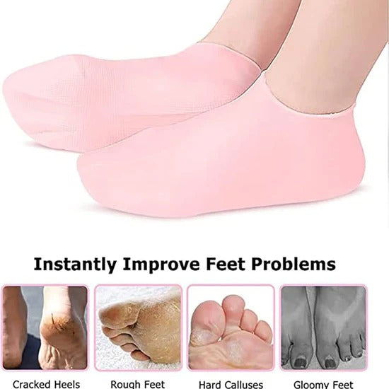 Silicone Moisturizing Socks ❤️ –  Imported Quality (75 GM) 🔥