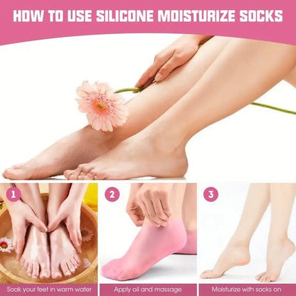 Silicone Moisturizing Socks ❤️ –  Imported Quality (75 GM) 🔥